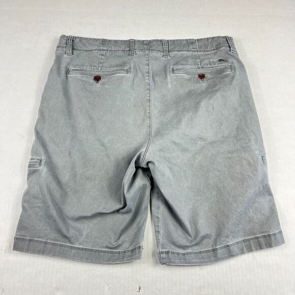 Tommy Bahama Mens Cargo Shorts Gray Classic Fit Summer Travel Utility Size 36 - Picture 9 of 10